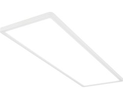 BRILONER - LED Plafonniére - plafondlamp - paneel ultraplat - 4.000 K neutraal wit licht - 58x20x3cm (LxBxH) - wit