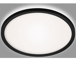 Briloner Leuchten - LED badkamer plafondlamp met achtergrondverlichting, IP44 LED badkamerlamp, ult