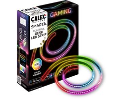 Calex Gaming LED Strip voor Bureau - Razer Chroma Compatibel - Smart Home - RGBIC Synchronisatie voor PC - 150cm