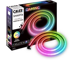 Calex Gaming LED Strip voor Monitor - Razer Chroma Compatibel - Smart Home - RGBIC Synchronisatie voor PC - 110cm