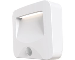 Calex Spot On Draadloze Buitenverlichting - Op batterij - Eenvoudige installatie - PIR sensor - Buitenlamp met Bewegingssensor - Wit