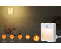 ITAGALA Nachtlampje - Dag en Nacht Sensor - Dimbaar - Nachtlampje baby - Kinder nachtlampje - Nachtlampje kinderen - Nachtlampje volwassenen - Babykamer Nachtlampjes - Sensor lamp binnen - Nachtlampje met bewegingssensor - Nachtlampje Stopcontact