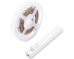 LED Strip op batterij met sensor | 100 CM | 3,4W | 3000K | Warm wit