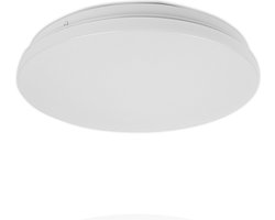 LED Wc-Verlichting - Plafondlamp - Plafonniere - 3000K - Warm Wit licht - 12 Watt - 840 Lumen - Wit