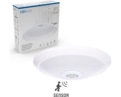 LED's Light Plafonnière met Bewegingssensor 680 - Warm wit (3000K) - Ø 24 cm