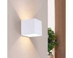 Ledvion USB Oplaadbare Wandlamp Wit - Draadloos - 4400 mAh Accu - Geschikt voor Binnen & Buiten