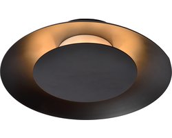 Lucide FOSKAL - Plafonnière - Ø 21,5 cm - LED - 1x6W 2700K - Zwart