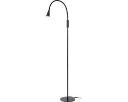 Lucide ZOZY - Leeslamp - LED Dimb. - 1x4W 3000K - 3 StepDim - Zwart