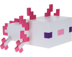 Minecraft - Axolotl Lamp - Verandert in 5 Kleuren - 21cm