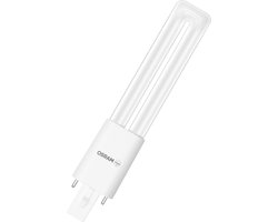 OSRAM OSRAM DULUX S LED EM & AC MAINS / LED buis: G23, Lengte: 165 mm, 4,5- W, 9 W vervanger voor, mat, Warm White, 3- K