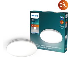 Philips Acuna plafondlamp - 21W - Helderwit licht - Ingebouwde bewegingssensor