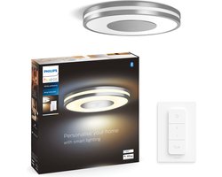 Philips Hue Being plafondlamp - White Ambiance - aluminium - Bluetooth - incl. 1 dimmer switch