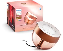 Philips Hue Iris Tafellamp - White and Color Ambiance - Gëintegreerd LED - Koper - 8,1W - Bluetooth - Limited Edition