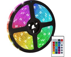 RGB Led Strip 5 meter met afstandsbediening - Light - Ledstrip - Vivid Green