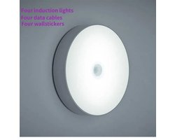 Sens lights 3 stuks | ledlamp met sensor - Draadloos ledlamp - Nachtlamp met beweginssensor - Binnenlamp - Kastlamp - Draadloze lichten voor binnen - Automatische led lamp - Inclusief Magneet en stevige dubbelzijdige sticker - Geen Batterij nodig