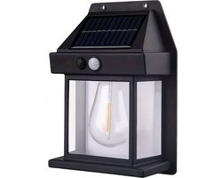 Solar Wandlamp met Sensor - LED - Buitenverlichting op Zonne-energie - Bewegingssensor - Waterdicht