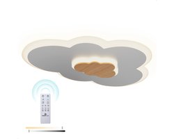 Urban Casa Plafondlamp met Nachtlampje - 50cm - Baby & Kinderkamer - Dimbaar - Wolk Lamp