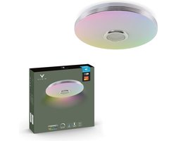 Varin® LED Plafondlamp Tuya Wifi met Bluetooth speaker - Ø 33cm - Smart lamp met afstandsbediening & app - Plafonniere - Verlichting kinderkamer, slaapkamer, woonkamer - Plafond lamp verlichting - RGB Plafondlampen - Ceiling light - Plafoniere