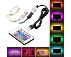 YONO Led Strip met Afstandsbediening - Usb A - RGB Verlichting - TV - 5 Meter