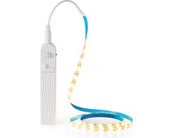 YONO Led Verlichting Strip met Bewegingssensor - Zelfklevend met Sensor voor Binnen - Warm Wit Licht - 1 Meter