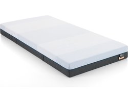 Beter Bed Maxi Easy Pocket Pocketvering Matras 70x200 cm - Koudschuim - Stevig, 400 veren p/m² - Koel Ligcomfort - Matras met Afritsbare Hoes - 70 x 200 x 18 cm