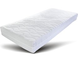 Bonell matras - 120x200cm - Matras - 18cm dik - Binnenvering - Twijfelaar - Hotel kwaliteit - Wit