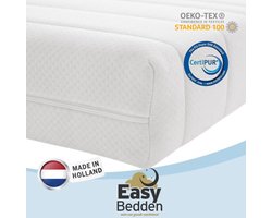 Easy Bedden® Matras HR koudschuim - 110x190x20 Koudschuim matras Comfort XL Hotelkwaliteit - circa 20 cm - ACTIE - 100% veilig product