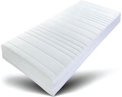 Easy Bedden® Matras Hr koudschuim - Hotel kwaliteit - 100x220 cm Koudschuim - circa 20 cm dik - Afneembare tijk wasbaar - Anti Bacterieel - CertiPUR® en Oekotex gecertificeerd