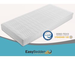 Easy Bedden® Matras Hr koudschuim - Hotel kwaliteit - 110x200 cm Koudschuim - 14 cm dik - Afneembare tijk wasbaar - Anti Bacterieel - CertiPUR® en Oekotex gecertificeerd