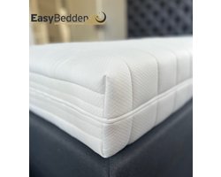 EasyBedden® 120x180 Koudschuim Hybride Matras - 20 cm dik | HR45 Schuim - Luxe Tijk - 100 % Veilig