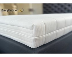 EasyBedden® 120x190 Pocketveer matras - 20 cm dik | Koudschuim - Luxe Tijk - 100 % Veilig