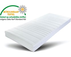 EasyBedden® Koudschuim Matras 100x180 - 20 cm dik | HR45 Schuim - Luxe Tijk - 100 % Veilig -  ACTIE !!!