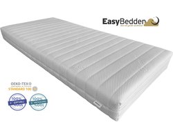 EasyBedden® One - Koudschuim Visco Nasa Traagschuim matras 120x190 20 cm – Luxe uitvoering - Premium tijk - ACTIE - 100% veilig product