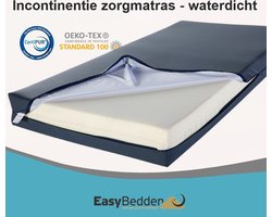 EasyBedden® Zorgmatras Matras - Incontinentie - Waterdicht - Medium Koudschuim HR45 - 70x200 - circa 16 cm - Anti Bacterieel - CertiPUR® en Oekotex gecertificeerd - 100 % Veilig