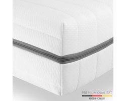 Koudschuim matras 180x200 - Hoogte 18cm - orthopedisch matras met 7 zones - hardheidsniveau H3 H4 - gemiddeld- Tweepersoonsmatrassen 180x200