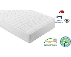 Matras - 140x200 - koudschuim - premium plus tijk - 15 cm - stevig