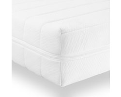 Matras 180x200 - ERGONOMISCH MATRAS H3 H2 - 7 zones koudschuimmatras - comfortabel matras - 2 hardheden - matras gemiddeld - Hoogte 15cm- Tweepersoonsmatrassen 180x200