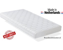 Matras 90x190 x10 cm SG schuim Comfort schuim met anti-allergische wasbare hoes. Royalmeubelcenter.nl ®