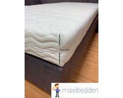 Maxibedden Dream - Matras - 100x200 - HR Koudschuim - Hybrid - 14cm - Afritsbaar Wasbaar Tijk - Orthopedisch Purschuim - Hotel XL Kwaliteit - Anti Bacterieel - Gratis Retour