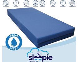 Sleepie Comfort® Zorgmatras Matras - Incontinentie - Waterdicht - Medium Koudschuim HR45 - 80x200 - circa 20 cm - Anti Bacterieel - CertiPUR® en Oekotex gecertificeerd - 100 % Veilig