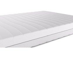 Toros Bedden 80x200x14 - Koudschuim -Anti Allergisch - Afritsbare Hoes - Wit - Premium Kwaliteit