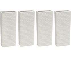 12x Radiator bak waterverdamper 17,7 cm - Rechthoekig Luna wit- Waterverdampers voor de verwarming - Luchtvochtigheid verhogen