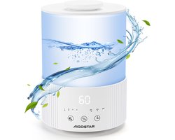 Aigostar Misty 22HIY - Luchtbevochtiger met aromatherapie - Geschikt Voor Babykamer & Slaapkamer - Timer - 2.5L