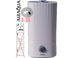 AirAqua JOTA Luchtbevochtiger (Wit) - Manueel - Topfill - 3,5L