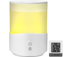 Airvital Luchtbevochtiger met Hygrometer 2.5L - Aromatheraphie - Babykamer - Slaapkamer - Woonkamer