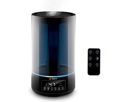 alpina Luchtbevochtiger 4.3L - Humidifier - Bevochtiger Slaapkamer met Timer - Luchtbevochtiger met Aromatherapie - met Afstandsbediening - Zwart