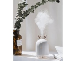 Apeirom Just Lovely Humidifier - Diffuser - Full Rainbow LED Lamp - Diffuser Aromatherapie - Luchtbevochtiger - Wit