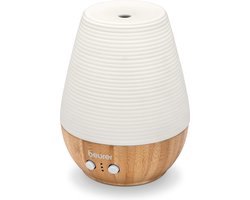 Beurer LA 40 Aroma diffuser - Luchtbevochtiger - Ultrasoon - Ruimtes tot 20m2 - LED verlichting - Automatische uitschakeling - Incl. netadapter - 3 Jaar garantie - Bamboe/ porselein