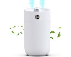 Boostiv® Luchtbevochtiger - Luchtreiniger - Aroma diffuser - Vernevelaar - Humidifier - LED verlichting - 3L