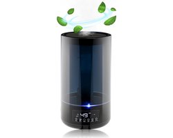 Grundig Luchtbevochtiger - Aroma Diffuser - Humidifier met Hygrometer - Inhoud 4,3L - Zwart